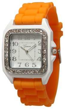 315 Collection OBWF Square Rhinestone Geneva Watch